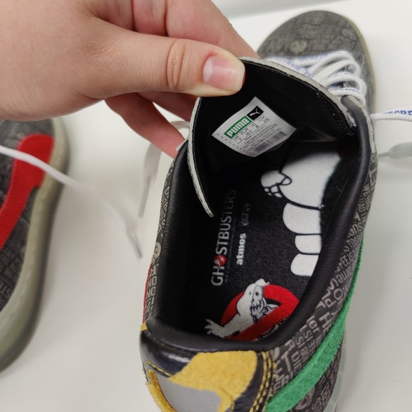 NEW: PUMA ATMOS SUEDE Ghostbusters Black Sneakers - Picture 15 of 16